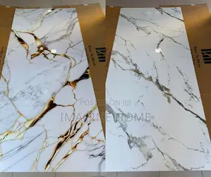 Brown Shade Glossy Uv Marble Sheet