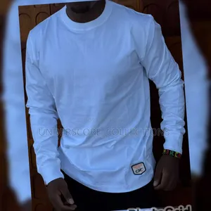 White Long Sleeved Men's T-Shirts