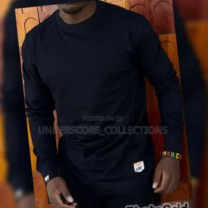 Black Long Sleeved Men's T-Shirts