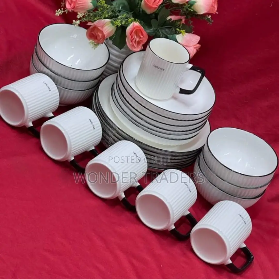 Dinner Set,24pcs Concise Dinner