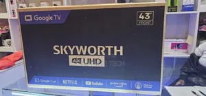 Skyworth 43′′  Smart Frameless Google Tv Features