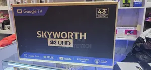 Skyworth 43′′  Smart Frameless Google Tv Features
