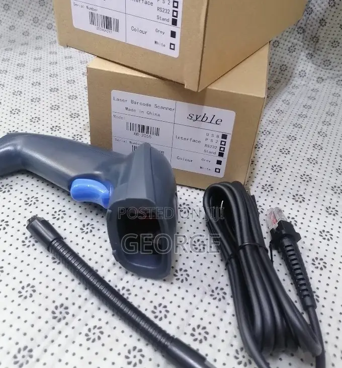 Non Comparable Syble Wired Laser Handheld Barcode Scanner