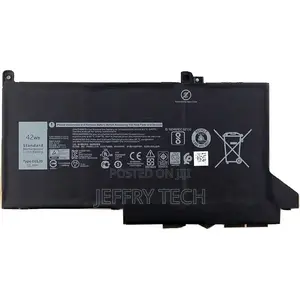 Dell Dj1j0 42wh 3-Cell Laptop Battery Replacement for Latitu