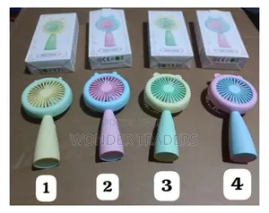 Portable Mini Hand Fan, Usb Charging With an Internal