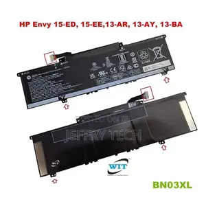 Hp Bn03xl Battery Compatible With Envy X360 13-Ar 13-Ay 13-B