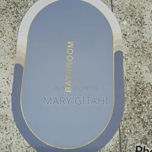 Big Size Oval 48*78cm Bathroom/ Door Mats With Rubber