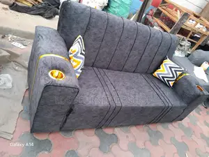 Darkgrey Three Seater Velvet Grey on Sale