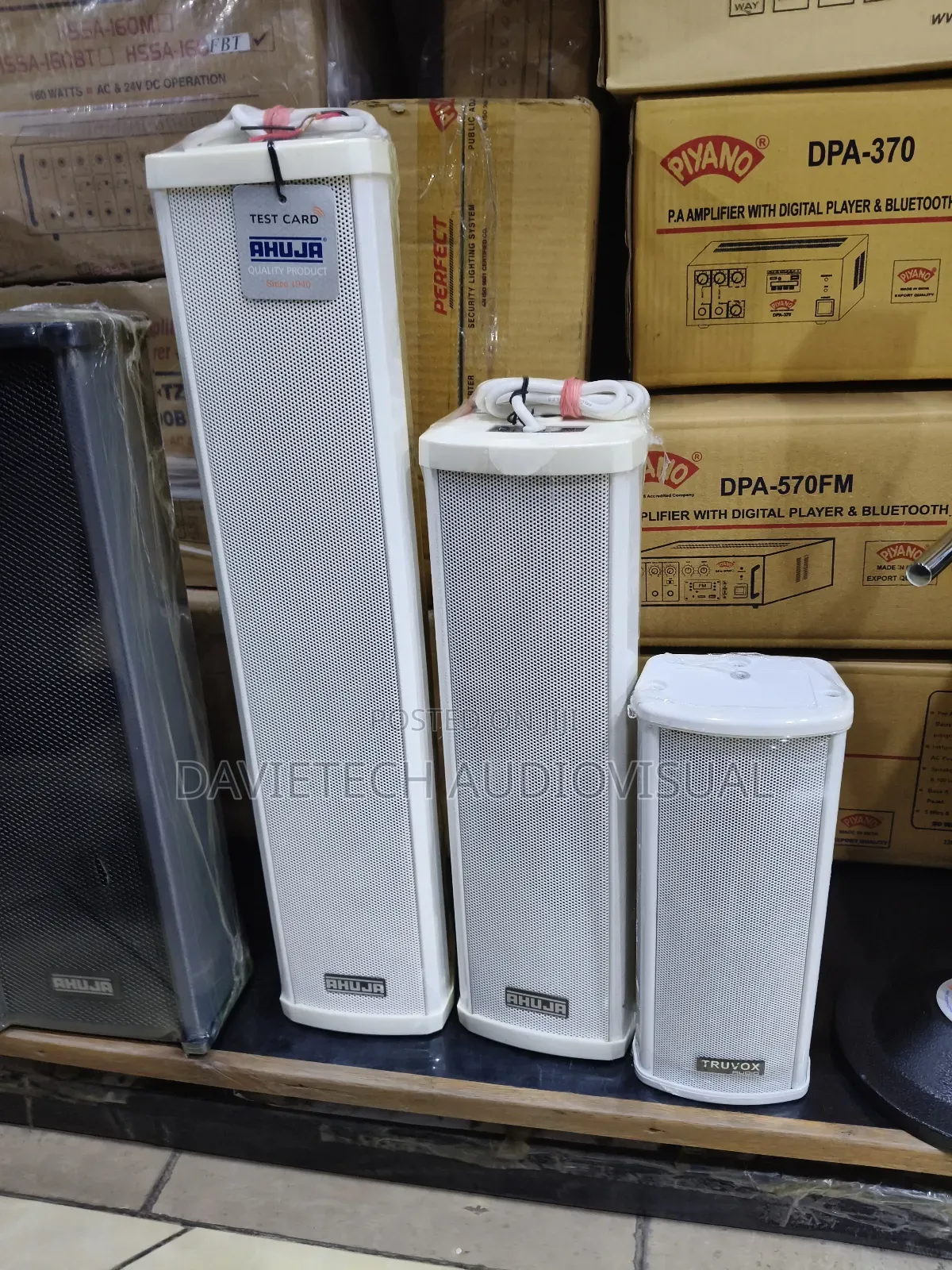 Column Speakers Available