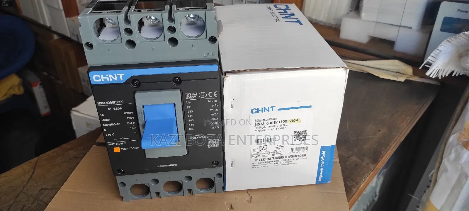 630a 3-Pole McCb Chint