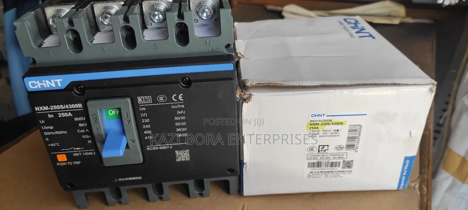 250a 4-Pole McCb Chint