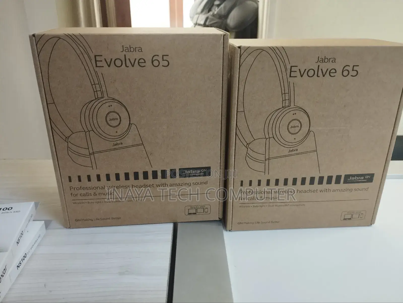 Jabra Evolve 65 Headset With Charging Stand