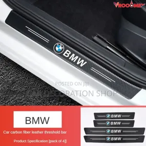 4pc BMW Carbon Finish Door Stickers