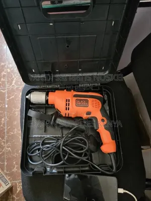 Black Decker Hammer Drill 600w Keyless Automatic Chuck 13mm