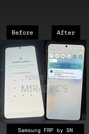 Samsung /Android Passcode Google Unlock Services