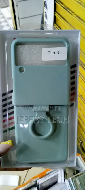 Z Flip 3 Liquid Silicone Case for Galaxy Z Flip3-Green