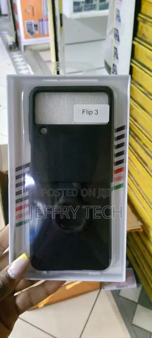 Z Flip 3 Liquid Silicone Case for Galaxy Z Flip3 -Black