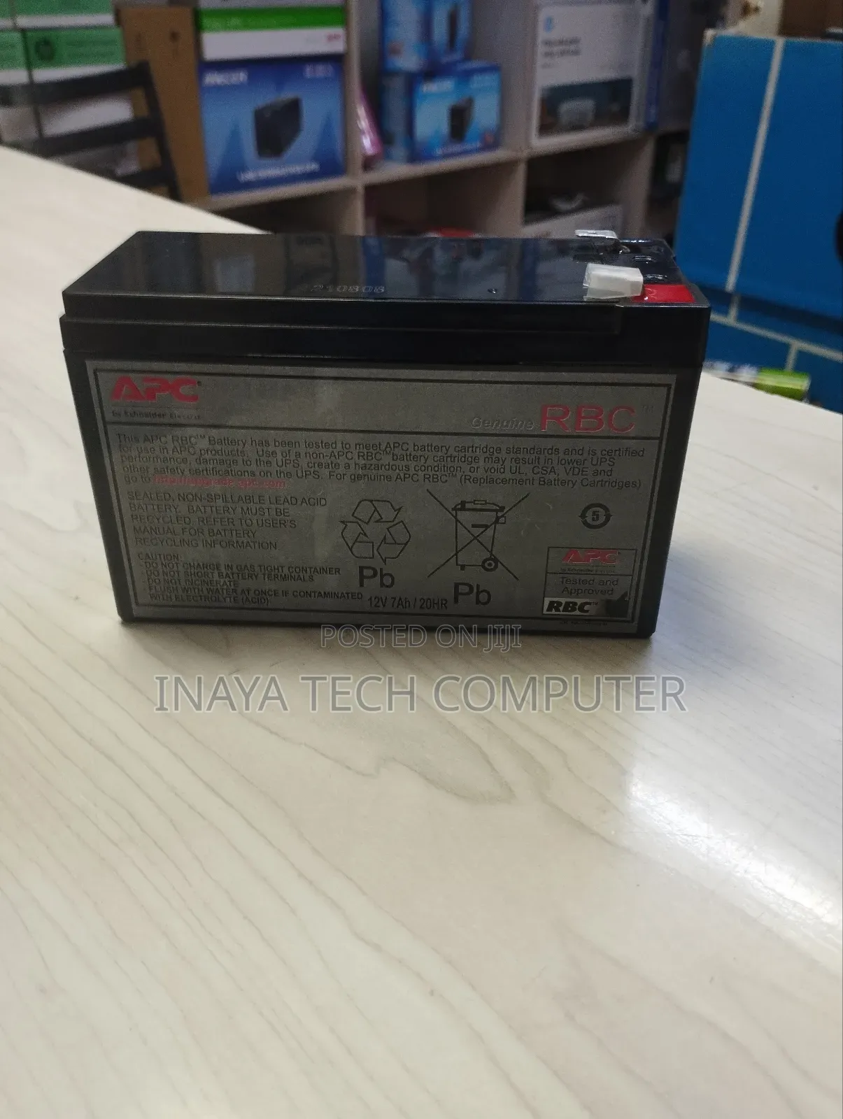 Apc Ups Replacement Battery 12v by 7a