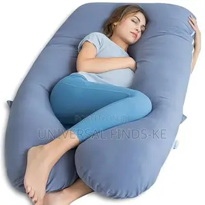U-Shaped Pregnancy Pillow | Full Body Support | Best Price! Cotton