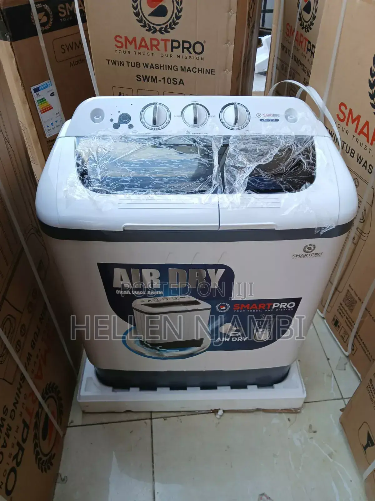10kg Smartpro Twin Tub Washing Machine