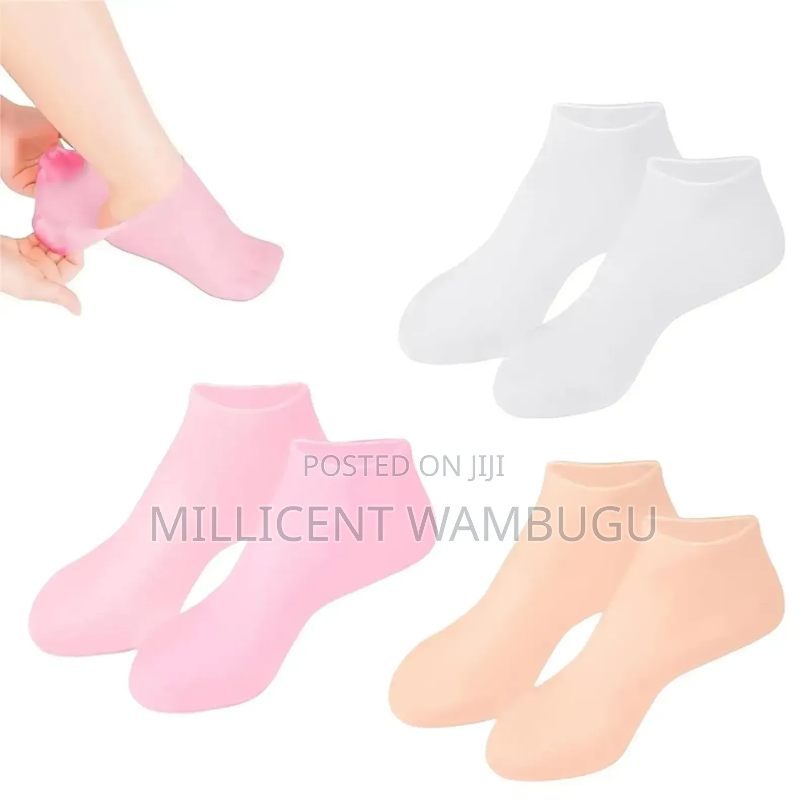 Spa Women Moisturizing Silicone Socks