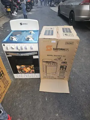 Sayona Standing Cooker 3+1 White