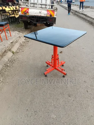 Restaurant or Hotel Marble Table, Black 