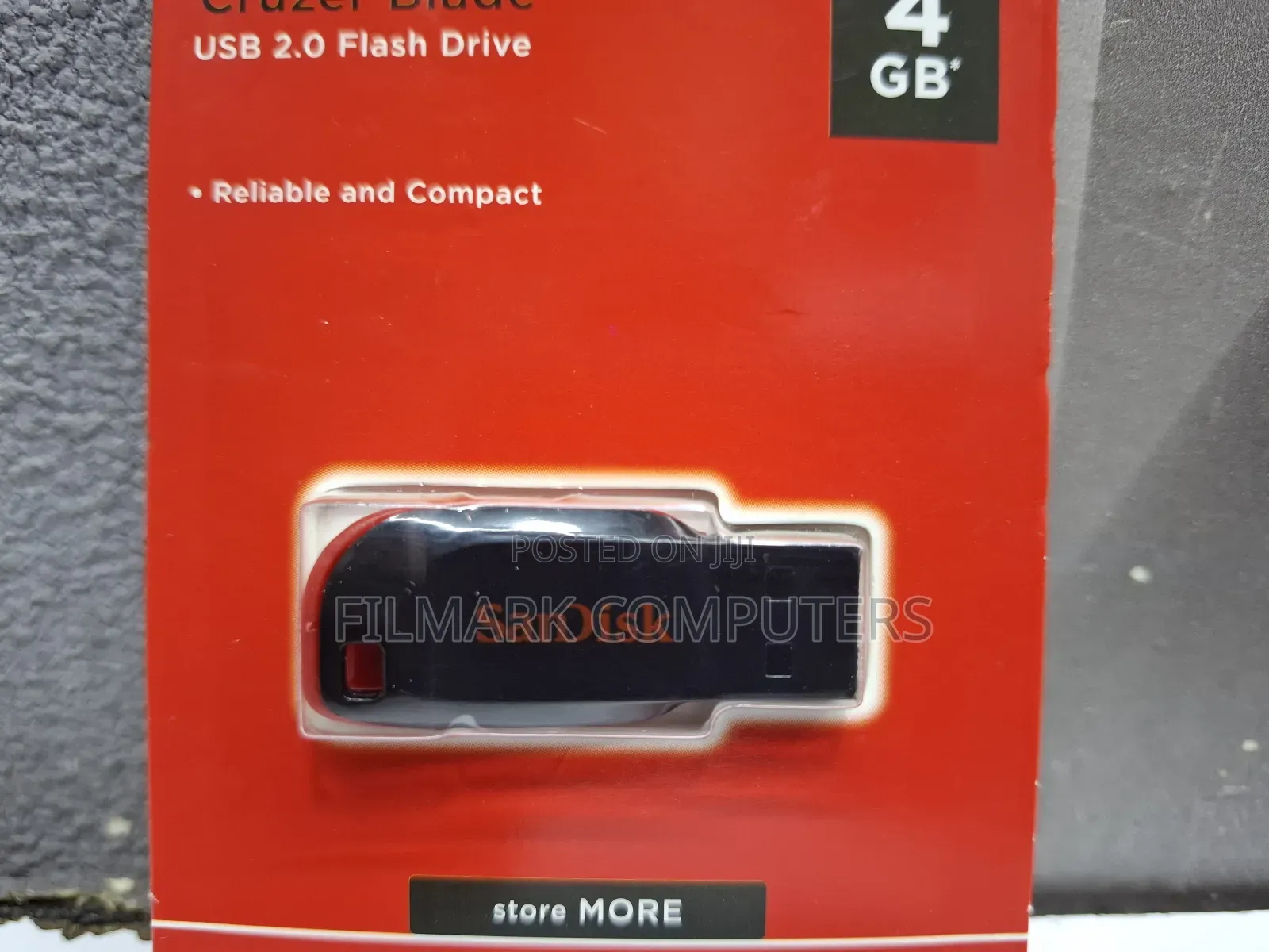 Sandisk Cruzer Blade Usb 2.0 Flash Drive 4gb