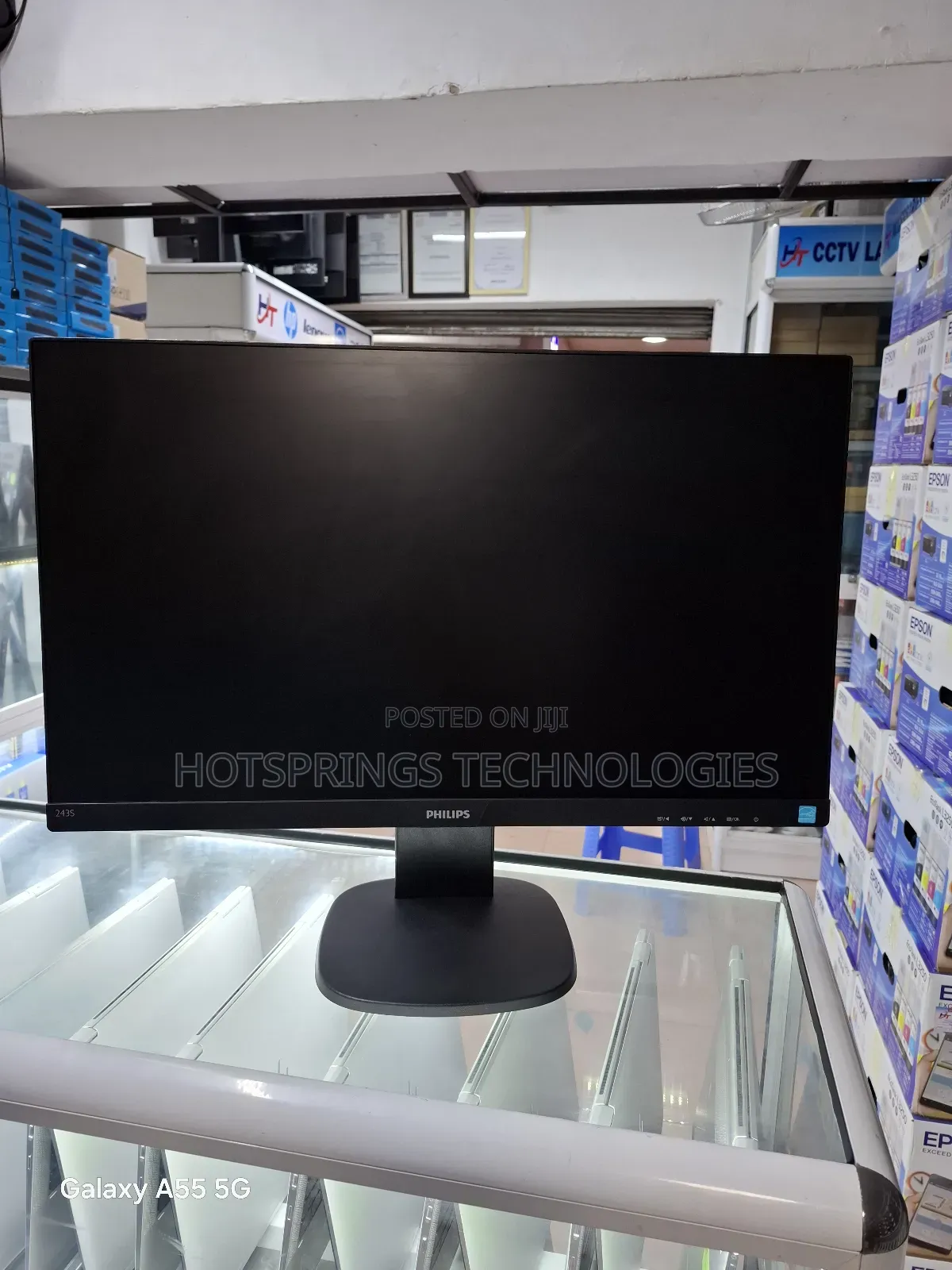 Boxed Frameless Monitor