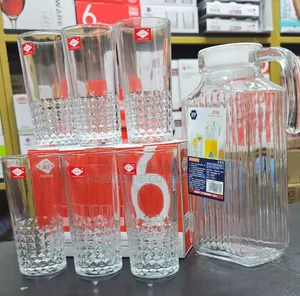 Water Set 6 Glasses +Jar