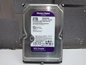 Wd Purple Surveillance Hard Drive – 2 Tb for CCTV