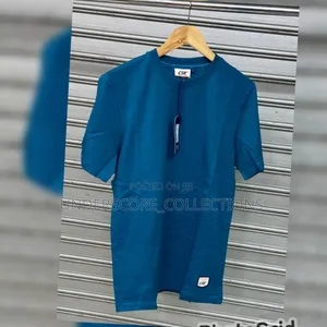 Sky Blue Short Sleeved Men's T-Shirts