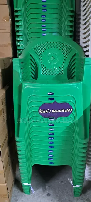 Safaricom Green Plastic Chairs