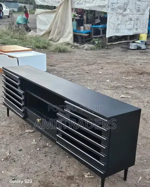 Black Minimalist Tv Stand