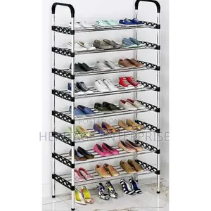 Shoe Rack 8 Layer Black