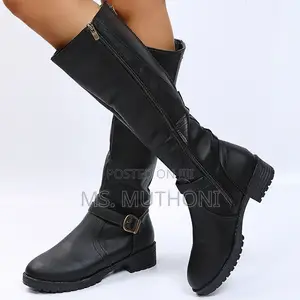 Women Thigh Flat Boots Size 37-42