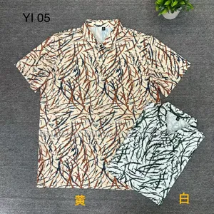 Casual Print Men's Short Sleeved Shirts
