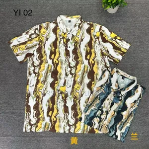 Casual Print Men's Short Sleeved Shirts