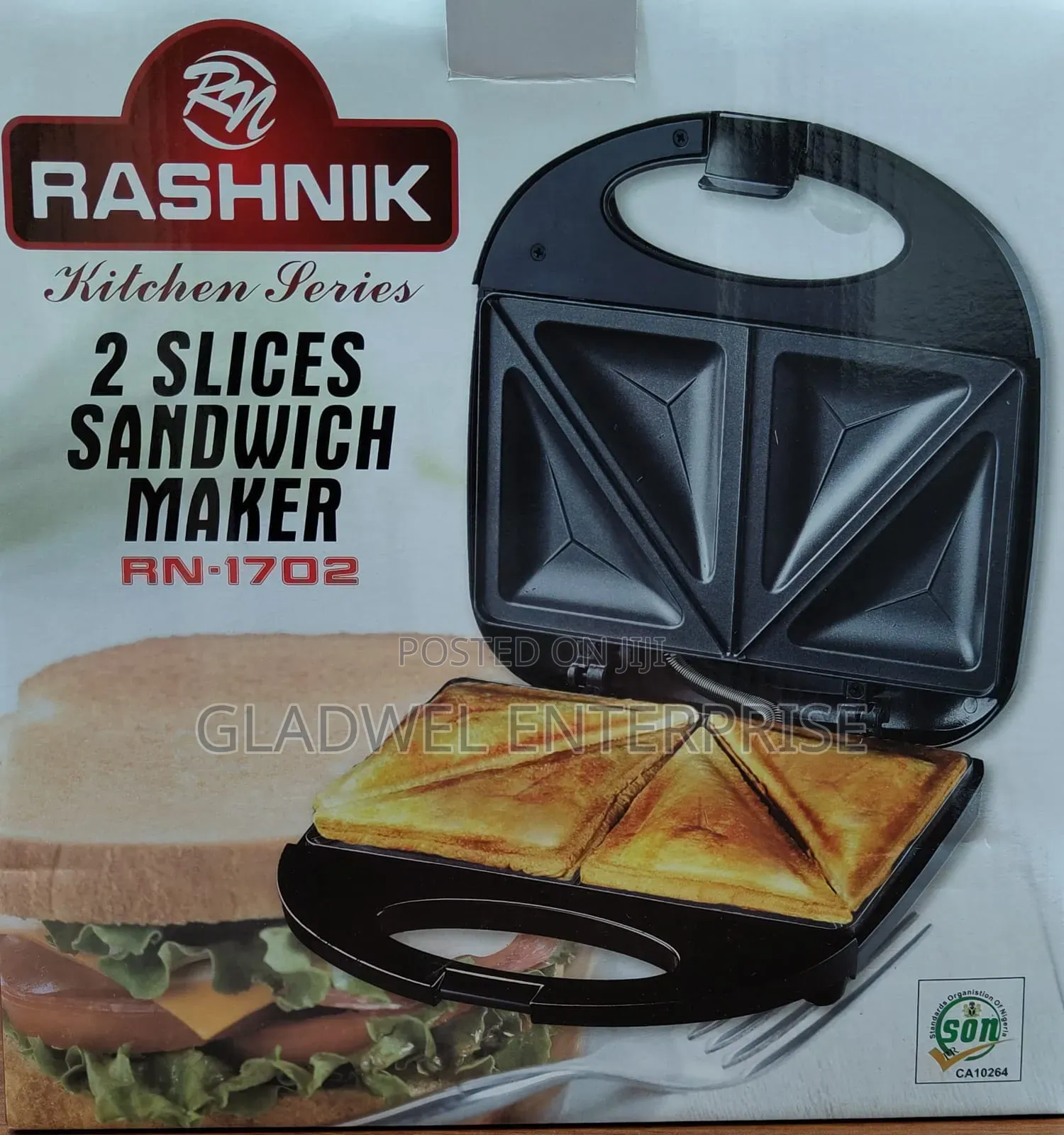 Rashnic 2slice Sandwich Maker