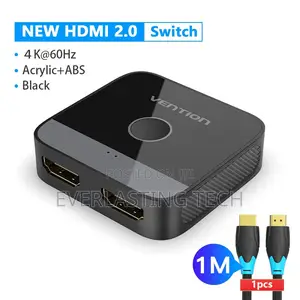 Vention 2-Port Hdmi Bi-Direction Switcher Black Abs Type