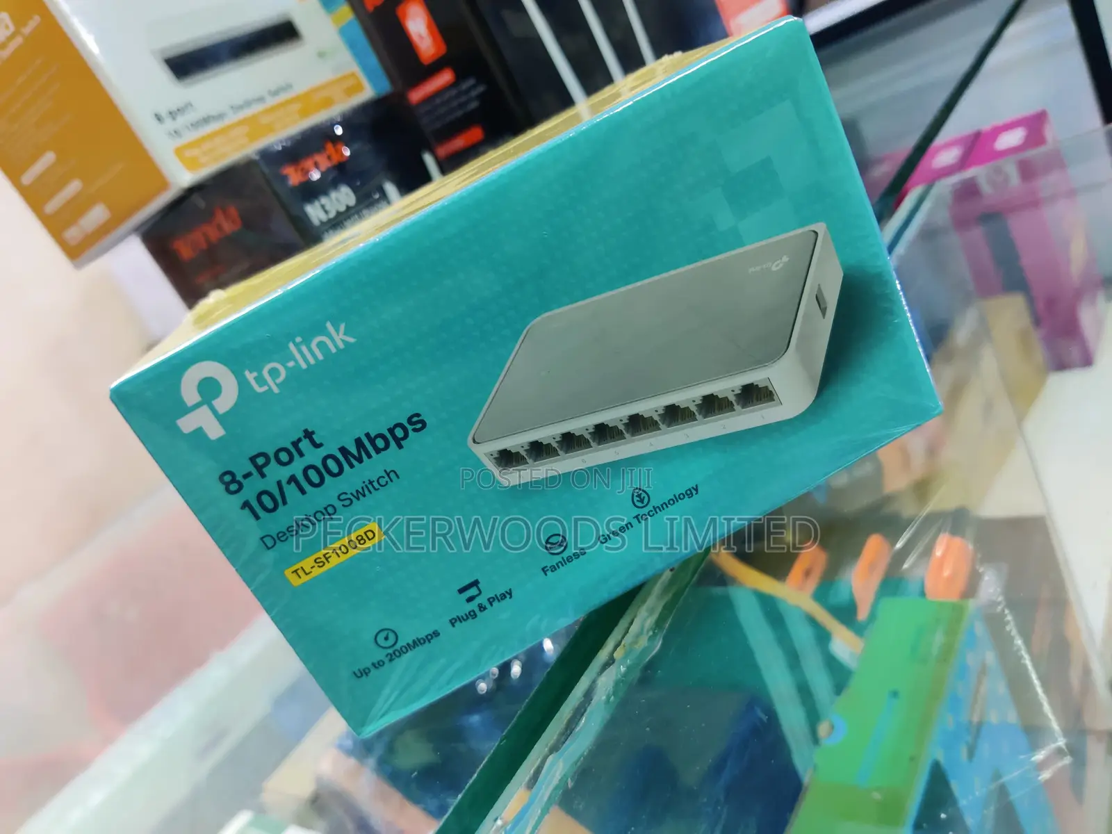 Powerful. Compact. Affordable 8 Port Switch