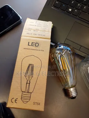 E27 Base Led Tubular Vintage Filament Light Bulb