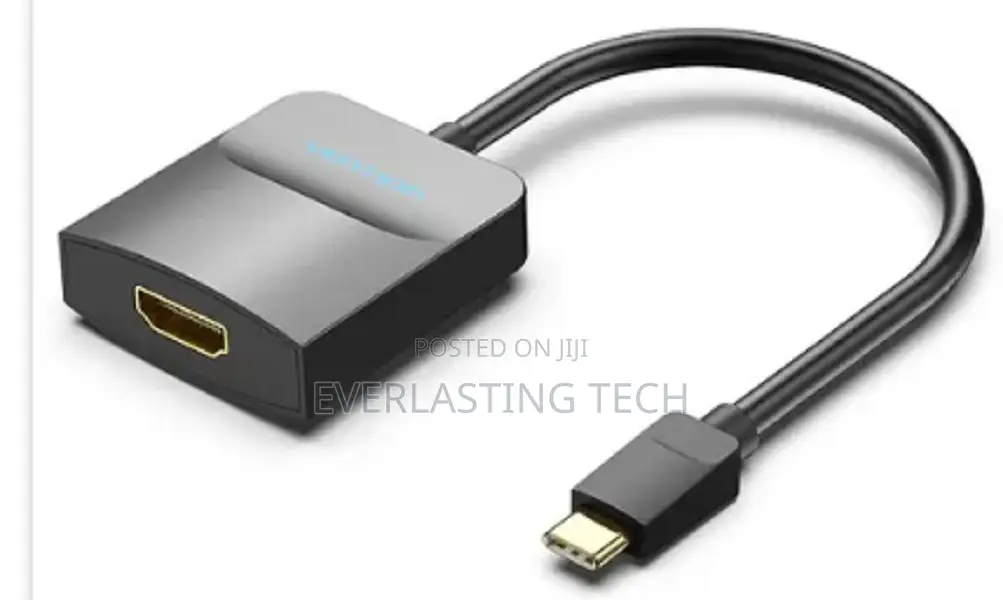 Vention Type-C to Hdmi Adapter 0.15m Black Abs Type