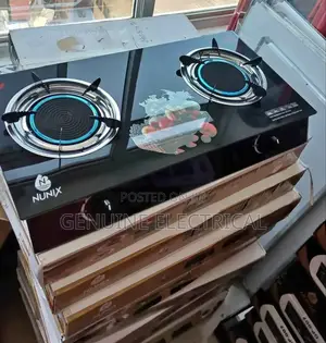 Nunix 2 Burner Infrared Glass Tampered Table Top Cooker
