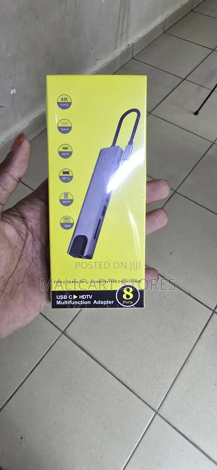 Type C to Multifunction 8 in 1 Docking Station Usb Type C