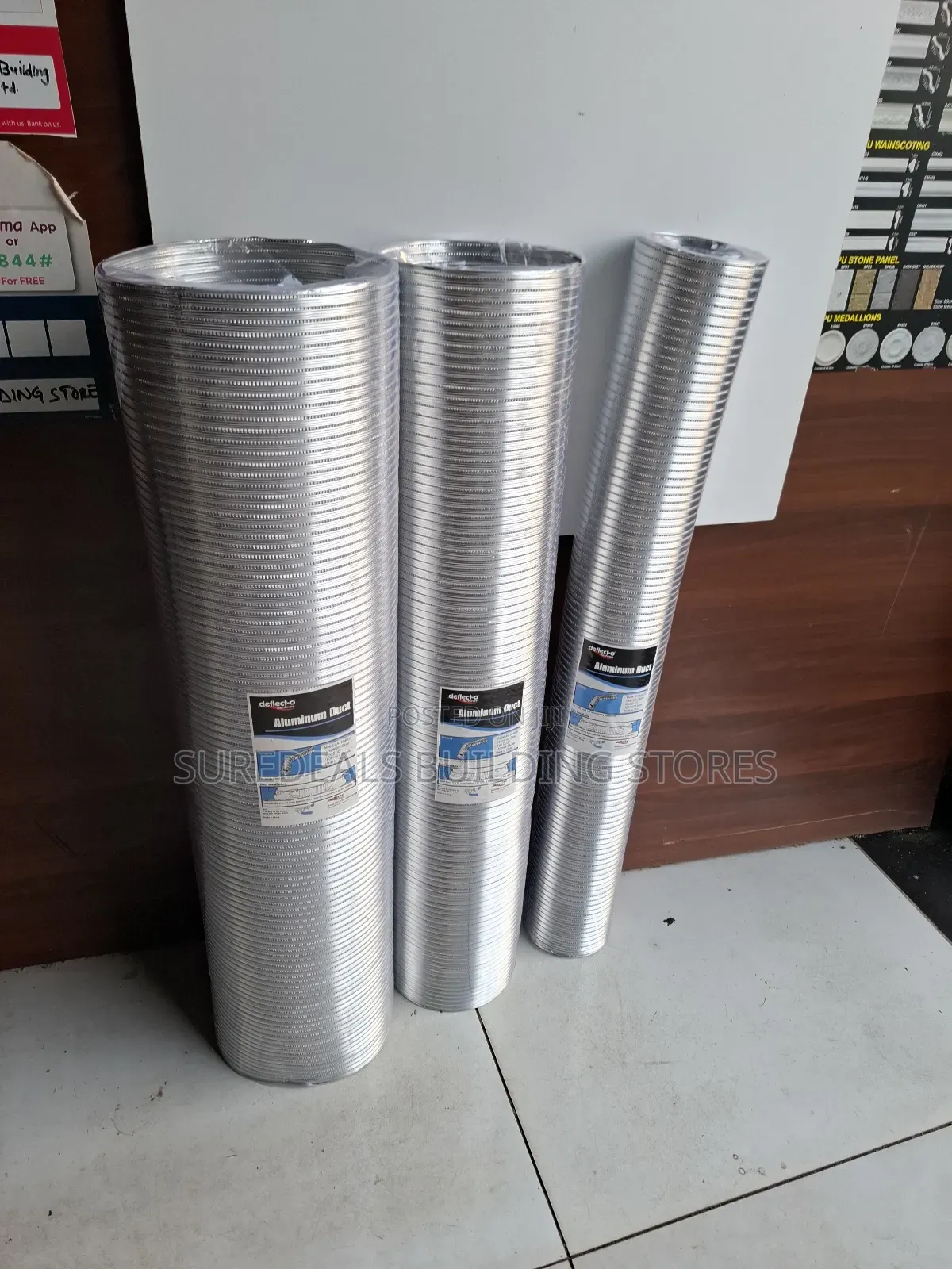 4mtrs Flexible Aluminium Ducting Hose Pipe.