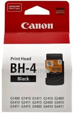 Canon Print Head Bh-4 Black for G2411 / G3411 Printers