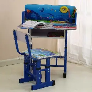 Kid's Furniture: Modern Home Specious Kid's Desk Chair Set