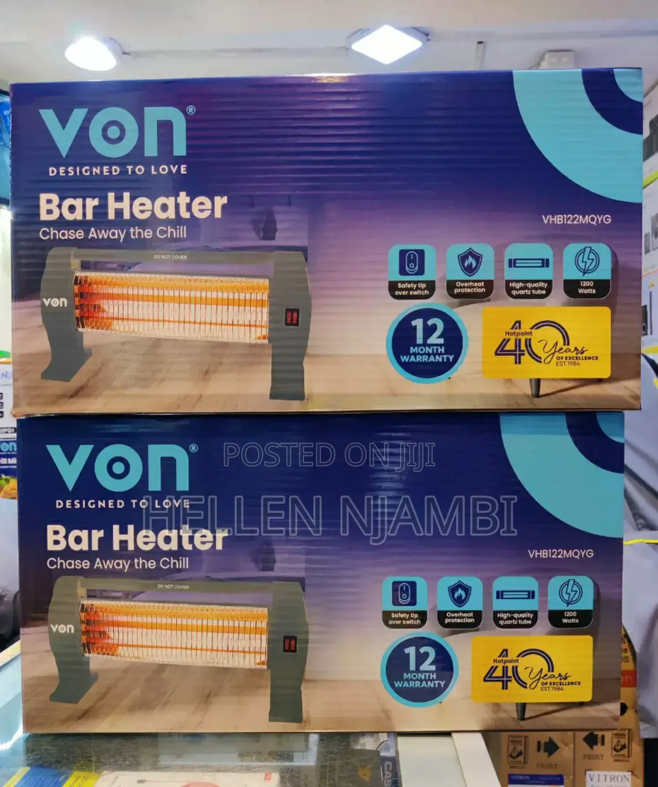 Von Bar Heater 1600w