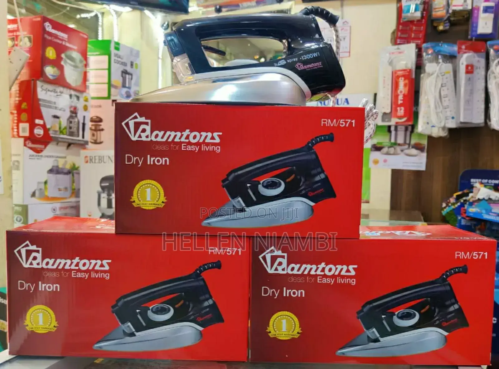 Ramton Dry Iron Non Stick Soleplate